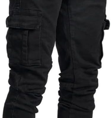 Men's Casual Stylish Straight Slim Fit Jeans Young Hiphop Skinny Denim Pants