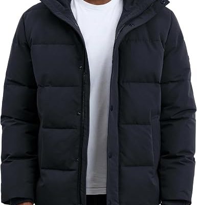 Men's Heavyweight Mens Puffer Jacket With Hood