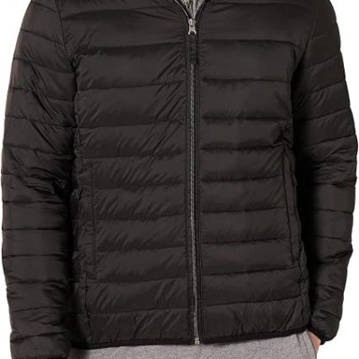 Men's Packable Lightweight Water-Resistant Puffer Jacket